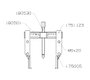 Extractor Forza 2 Patas Finas 145X140